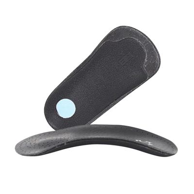 HAPINARY 1pair Latex Arch Support Insoles for Men Women Breathable Non-Slip Flatfoot Inserts Invisible Half Shoe Pads