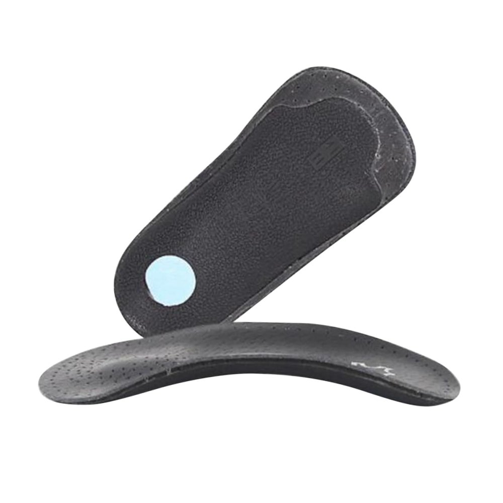 HAPINARY 1pair Latex Arch Support Insoles for Men Women Breathable Non-Slip Flatfoot Inserts Invisible Half Shoe Pads