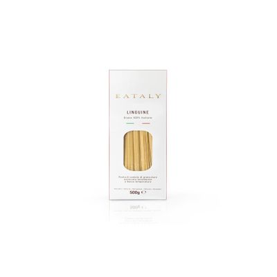 Eataly Italian Linguine Pasta Noodles - 500g (17 oz.) Box -Authentic Durum Semolina Wheat - Made in Italy- Dried Pasta for Gourmet Dining, 1 Pack