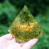 EternalOrgone Handmade Tree of Life Orgone Pyramid Peridot Natural Crystal Stone Healing Orgonite Energy Chakra Reiki Meditation Tool view 4