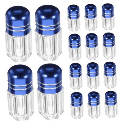 TOVINANNA 20pcs Secure Lid Pill Container Empty Plastic Medicine Bottles for Travel