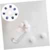 TOVINANNA 20pcs Secure Lid Pill Container Empty Plastic Medicine Bottles for Travel view 3