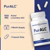 Stop Aging Now - PurAlc Acetyl-L-Carnitine HCI PurALC - 500mg Vitamin Supplement - 30 Capsules view 3