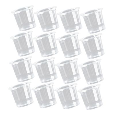 Ipetboom 100pcs Clear Disposable Cups Mini Sampling and Tasting Cups for Juices Appetizers and Shots Small Transparent Drinking Containers for Parties and Events