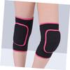 Ipetboom Children's Cotton Sponge Knee Support Brace for Dancing Running and Sports Size S Black/Rosy Soft Padding for Enhanced Comfort for Boys and Girls Active Play view 3