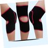 Ipetboom Children's Cotton Sponge Knee Support Brace for Dancing Running and Sports Size S Black/Rosy Soft Padding for Enhanced Comfort for Boys and Girls Active Play view 4