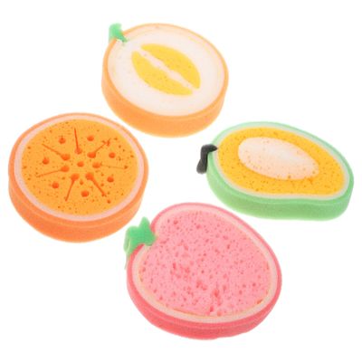 ABOOFAN 4pcs Eco-Friendly Household Cleaning Sponges Dish Towels Dishcloths Reusable Absorbent Scrub Sponges Multi-use Cleaning Tools Kitchen Essential