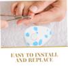 Beatifufu Electric Nail Trimmer Safe Quick Nail Care with Grinding Heads Cute Egg-Shaped Design for Easy Use Delicate Fingernails and Toenails view 3