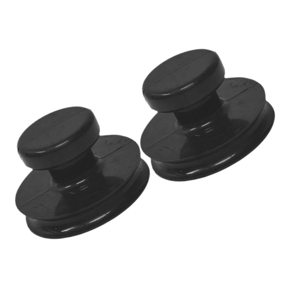Abaodam 2pcs Buddhist Sound Bowl Suction Cup Handles for Enhanced Acoustic Performance