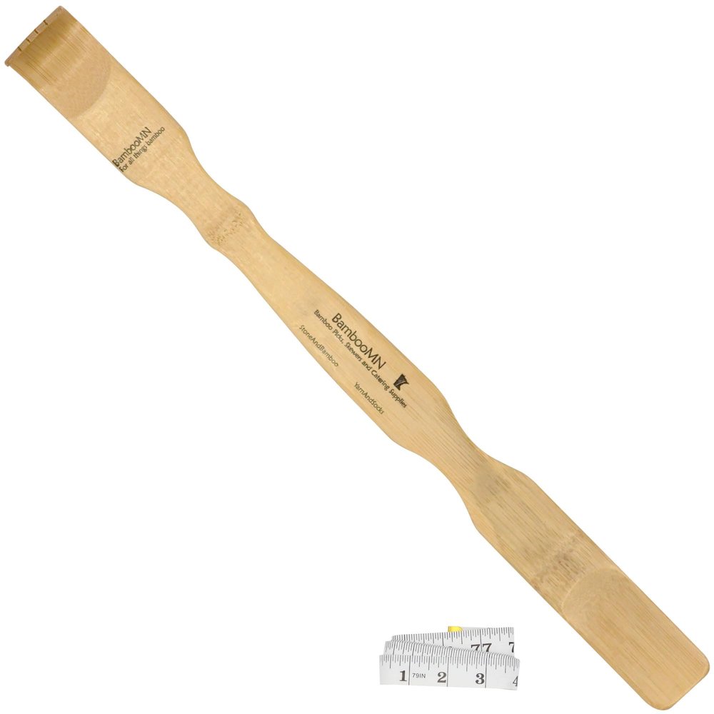 Bamboo Back Scratcher 100x Shoe Horn 17" & Tape Measure - 101 Total Units