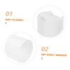 TOVINANNA 6pcs Plastic Bottle Caps for Lotion Body Cosmetic Containers Replacement Lids Leak Seal for Travel Use view 3