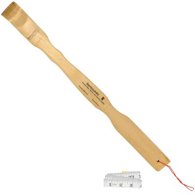 Bamboo Back Scratcher 2X 17& Tape Measure - 3 Total Units