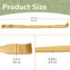 Bamboo Back Scratcher Knobby Roller & Tape Measure - 2 Total Units view 2