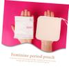 UTHCLO Silicone Period Pouch for Females Tampon Holder Bag Reusable Storage Travel Toiletry Bag for Women view 4