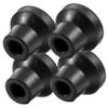 FOMIYES 4pcs Rubber Crutch Tips Walker Tips Replacement Crutch Pads for Armpits Walking Stick Pads Caps Non-Slip End Mat view 1