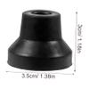 FOMIYES 4pcs Rubber Crutch Tips Walker Tips Replacement Crutch Pads for Armpits Walking Stick Pads Caps Non-Slip End Mat view 2