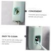 FOYTOKI 2pcs Toothpaste Dispenser Squeezer Holder Automatic Wall-Mounted Material for Boys and Girls Adults view 2