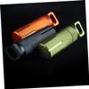 TOVINANNA 3pcs Mini Aluminum Alloy Keychain Fob Holder Single Case Tank for Medicine Keys Matches Accessory Anodized Aluminum Case Fob Holder Medicine Single Random Color view 4