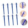 Baluue 8pcs Portable Denture Toothbrush for Adults Dual-head Design Ergonomic Handle Lightweight Oral Care Cleaning Tools for Full Partial Dentures view 3