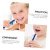 Baluue 8pcs Portable Denture Toothbrush for Adults Dual-head Design Ergonomic Handle Lightweight Oral Care Cleaning Tools for Full Partial Dentures view 4