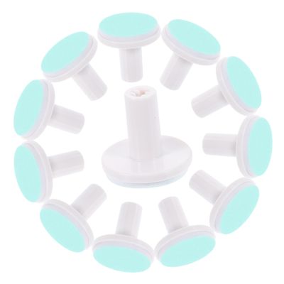 HAPINARY 12pcs Replacement Nail Trimmer Pads for Electric Nail Trimmer Grinding Heads
