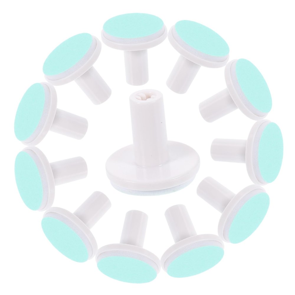 HAPINARY 12pcs Replacement Nail Trimmer Pads for Electric Nail Trimmer Grinding Heads