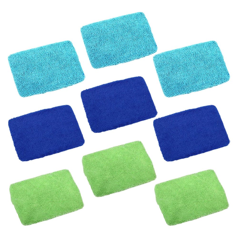 HAPINARY 9pcs Microfiber Glass Cleaning Cloths Car Window Cleaner Replacement Screen Dust Cloths