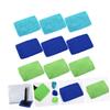 SEWOART 9pcs Microfiber Window Cleaner Cloth Glass Cleaning Cloth for Car Windshield Mirrors Household Use Blue Dark Blue Green Colors view 4