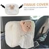 Anneome Hanging Cartoon Bear Tissue Case Tissue Holder for Car and Home Adorable Cover for Easy Access and Organization for Living Room Office and Travel view 4
