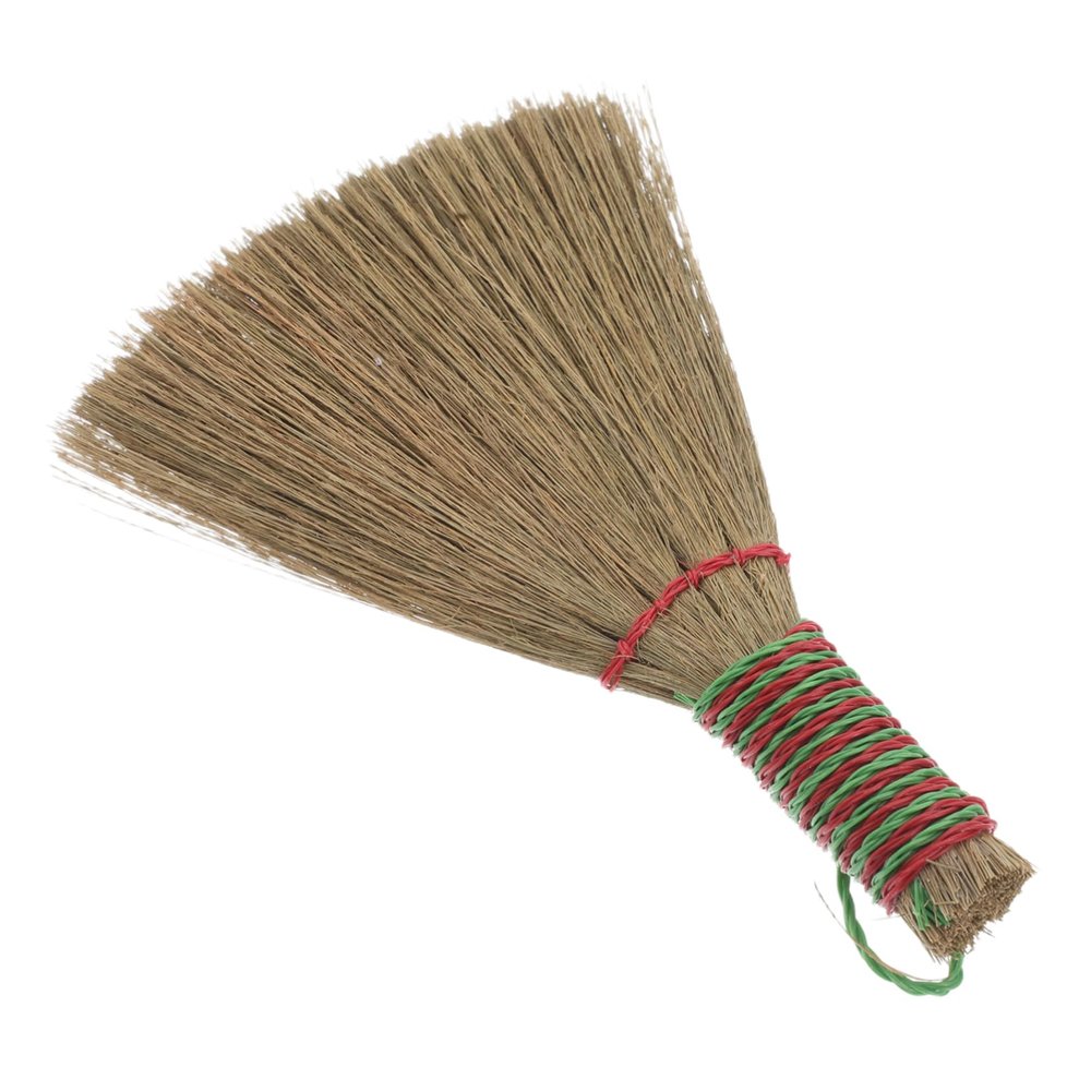 Natural Straw Hand Broom for Indoor Cleaning Floors and Furniture