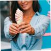 GOOHOCHY 100pcs Wooden Charcuterie Cones Holder Popcorn Cones Catering Supplies for Parties Events view 4