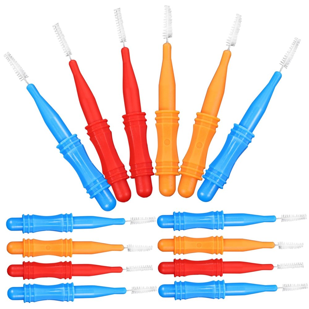 Anneome Interdental Brush Set 50pcs Plaque Remover Extra Soft Travel Size Toothbrush for Adults