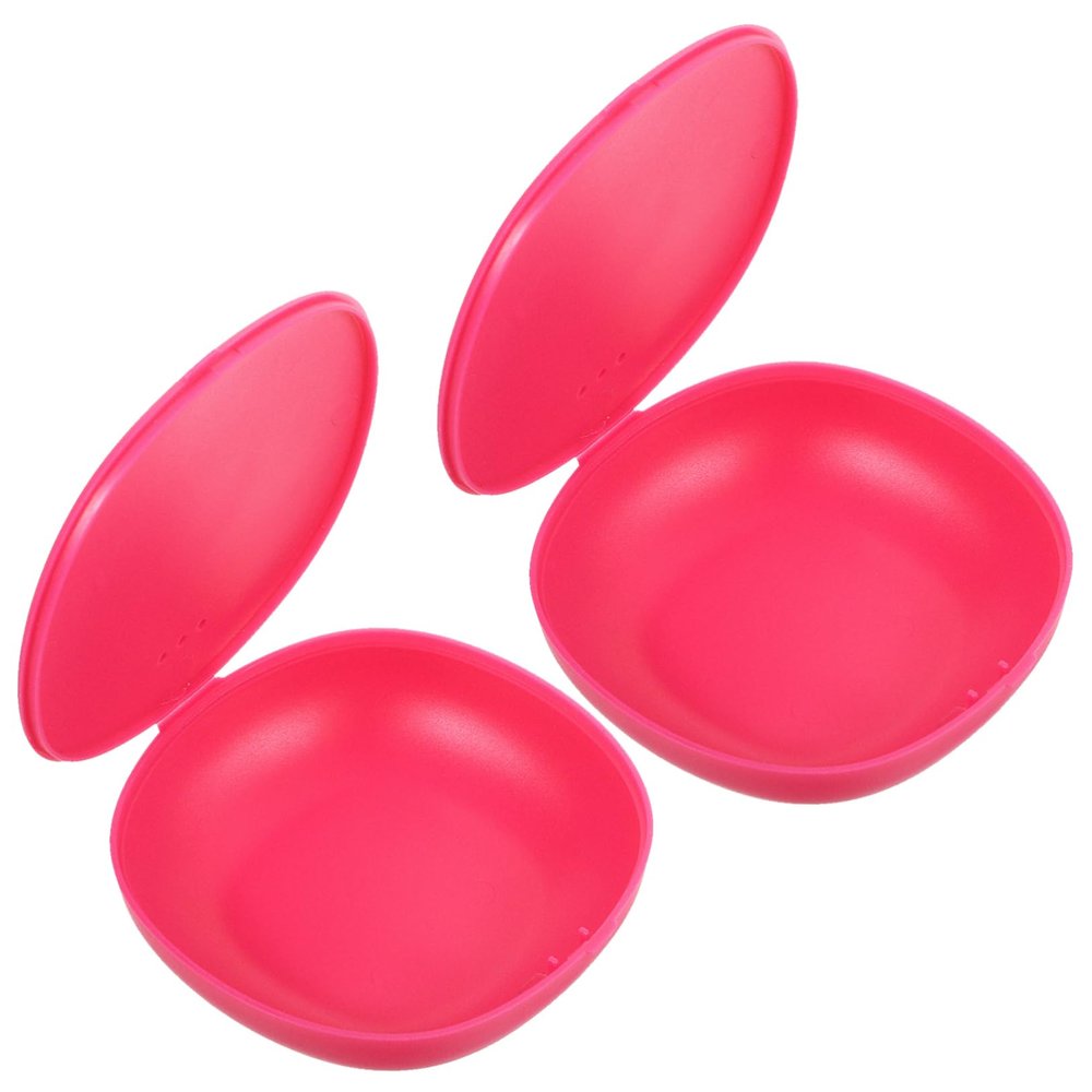 Anneome 2pcs Organizer Silicone Box for Feminine Hygiene Compact Case for Reusable Cups