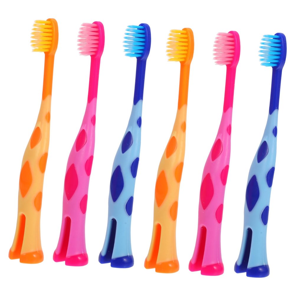 Didiseaon 6pcs Boys and Girls Toothbrush Soft Bristles Manual Toothbrushes Boy Girl's Safe Materials Fun Gentle for Toddlers