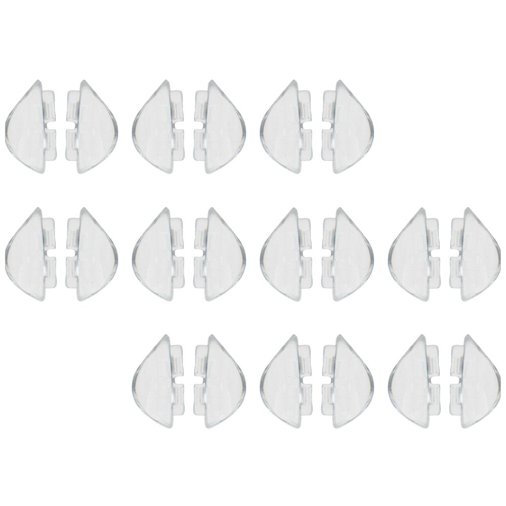 Ipetboom 10pairs Silicone Nose Pads for Glasses Non-slip Comfortable Fit Easy to Install