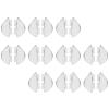 Ipetboom 10pairs Silicone Nose Pads for Glasses Non-slip Comfortable Fit Easy to Install view 1