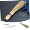 Ipetboom Straw Woven Dish Scrub Brush Pot Pan Brush Cleaning Scrubber for Sink Dishes view 3