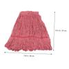 FOMIYES High-Density Cotton Mop Cloth Replacement Sturdy Cleaning Mop Head for Home Use High Water Absorption for Daily Cleaning view 2