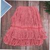 FOMIYES High-Density Cotton Mop Cloth Replacement Sturdy Cleaning Mop Head for Home Use High Water Absorption for Daily Cleaning view 3