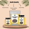 All Raw Seeds Combo Pack of 9-1125g | Chia, Pumpkin, Sunflower, Flax, Watermelon, Halim, White Sesame, Black Sesame & Basil Seeds 125g Each | Seeds Mix Superfoods for Eating Combo Pack view 4