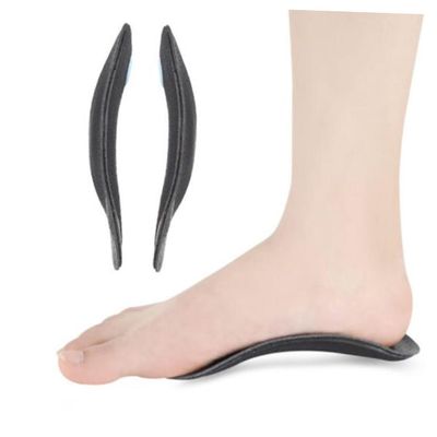 SEWOART 1pair Invisible Flatfoot Shoe Pads Arch Support Non-Slip Half Insoles for Women Men Latex Shoe Inserts