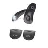 SEWOART 1pair Invisible Flatfoot Shoe Pads Arch Support Non-Slip Half Insoles for Women Men Latex Shoe Inserts view 4