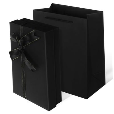 FELTECHELECTR Box for Presents Large Decorative Box with Bow 22.5x12.5x5cm Ideal for Celebrations