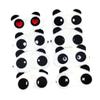10pcs Panda Sleep Eye Mask Plush Fabric Eye Patches for Boys and Girls Adults for Parties Travel Hotel Meeting Style view 1
