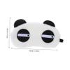 10pcs Panda Sleep Eye Mask Plush Fabric Eye Patches for Boys and Girls Adults for Parties Travel Hotel Meeting Style view 2