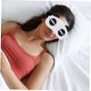 10pcs Panda Sleep Eye Mask Plush Fabric Eye Patches for Boys and Girls Adults for Parties Travel Hotel Meeting Style view 4