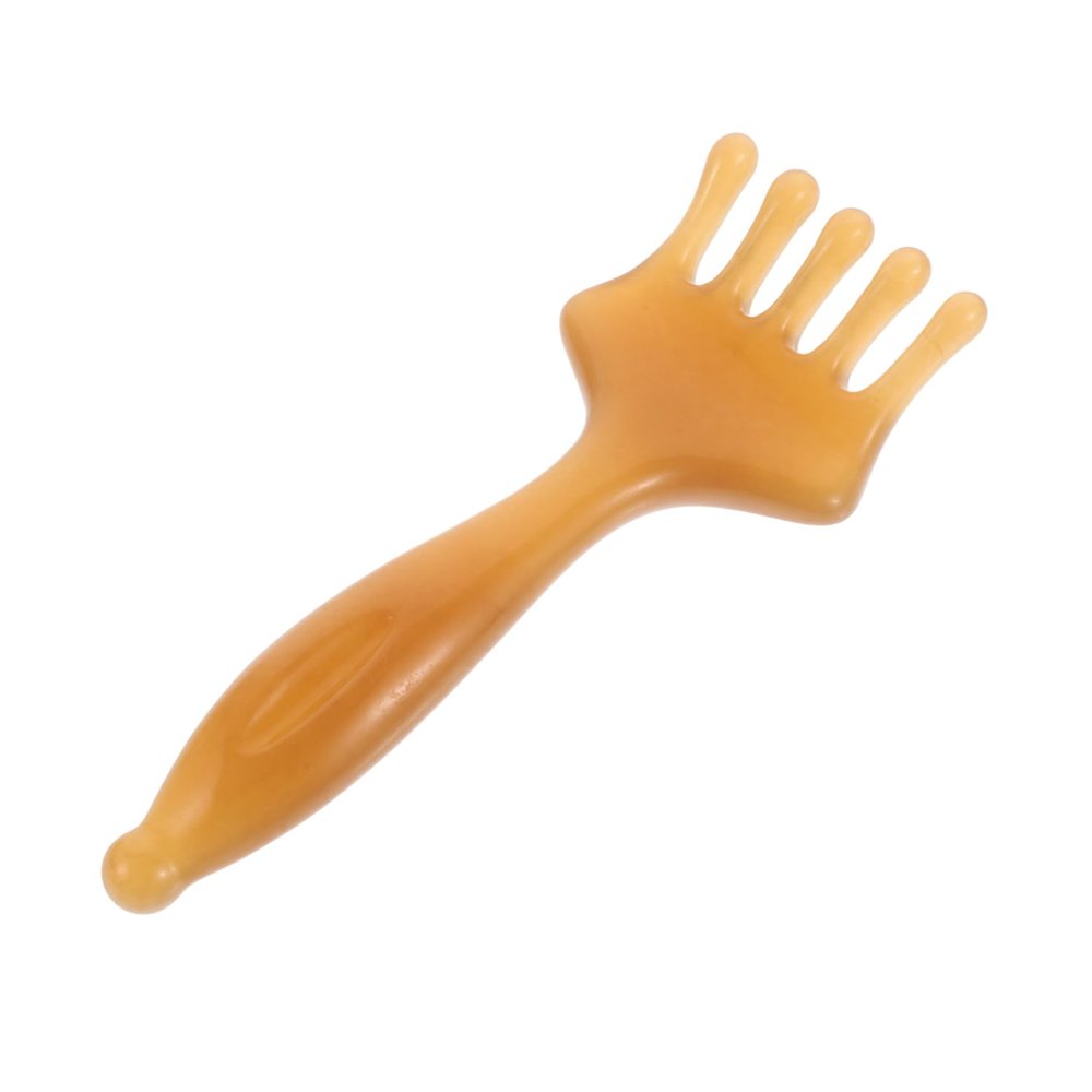 Didiseaon Wide Tooth Scalp Massage Comb Resin Relaxation Tool for Portable Gua Sha Scratcher for and Improved Circulation Manual Scalp Massager