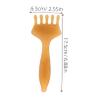 Didiseaon Wide Tooth Scalp Massage Comb Resin Relaxation Tool for Portable Gua Sha Scratcher for and Improved Circulation Manual Scalp Massager view 2