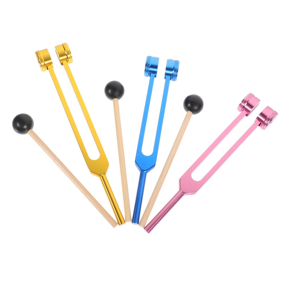 BESTonZON Ear Cleaning Tuning Forks Kit Sensory Forks for Chakra Healing Tuning Ear Testing for Relaxation