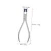 SEWOART Rimless Glasses Repair Supply Eyeglass Frame Pliers Optical Optician Tool Flat Nose Pliers for Glasses view 2